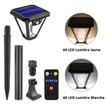Lampe solaire convertible 2 en 1 - HX