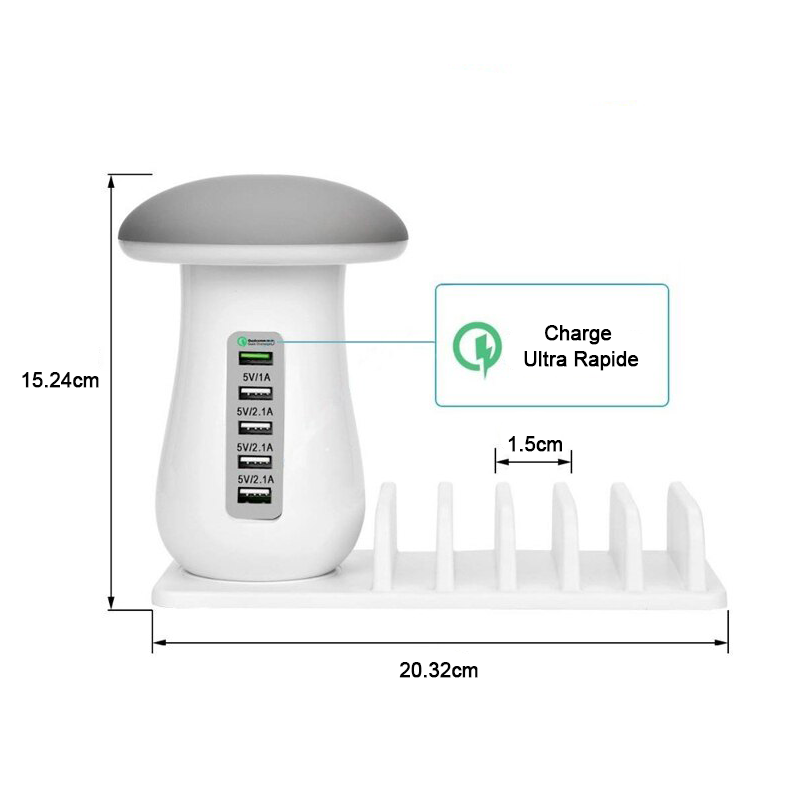 Hub 5 ports avec LED