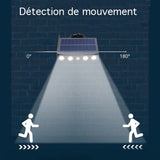 Applique murale LED solaire puissante
