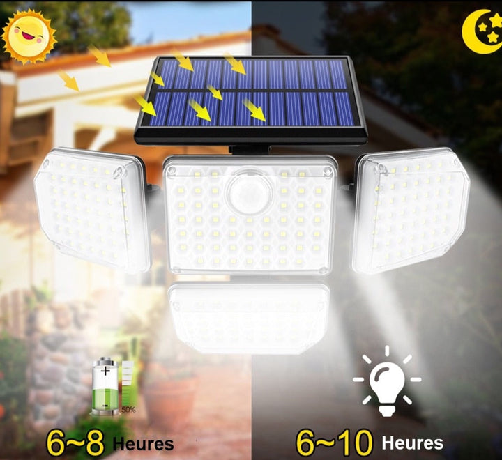 Lampe LED solaire multidirectionnelle