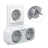 Multiprise USB avec 2 prises et 2 ports USB - Thunderbolt 2.2