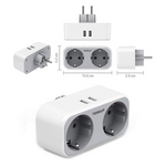 Multiprise USB avec 2 prises et 2 ports USB - Thunderbolt 2.2