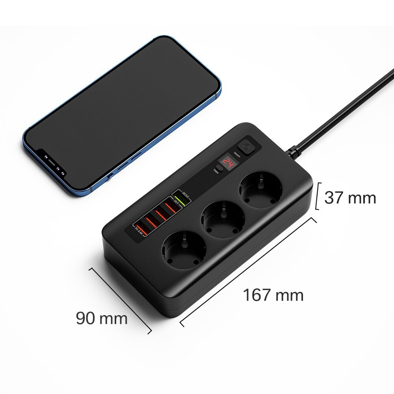 Multiprise USB Charge rapide 3.0 - ASOME 18W
