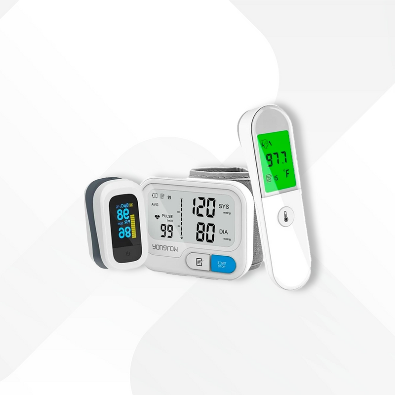 Pack Santé : Thermomètre, Tensiomètre et Oxymètre