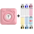 Imprimante photo Bluetooth instantanée rose