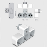 Multiprise USB avec 3 prises et 3 ports USB - Thunderbolt 3.3