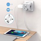 Multiprise USB avec 3 prises et 3 ports USB - Thunderbolt 3.3