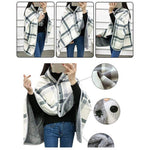 Plaid couverture poncho