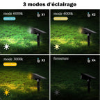 2 Projecteurs LED solaire - HZZ-5a