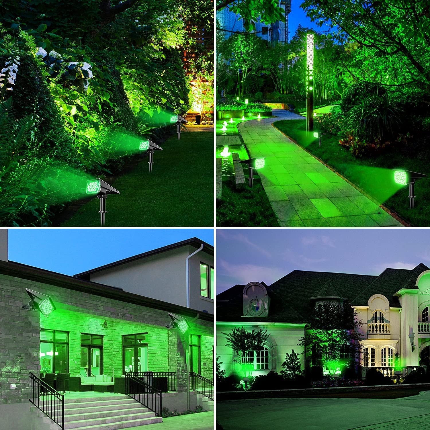 2 Projecteurs LED solaire - HZZ-5a