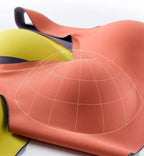 Lot de 3 brassières seconde peau en latex