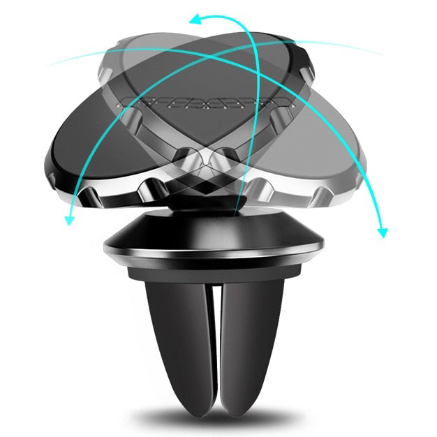 Support magnétique rotatif pour smartphone